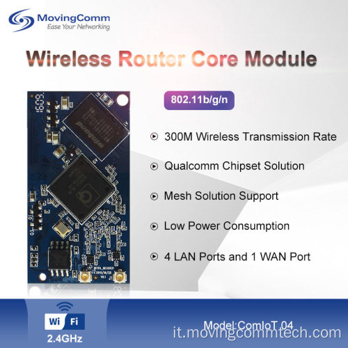 IEEE802.11N 2,4 GHz 300 MBPS QCA9531 Modulo couter router
